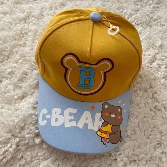 Children's Ball Cap. Multicolor. One Size. Bear Design. C-Bear Logo. Cute. Fun. - Picture 1 of 7